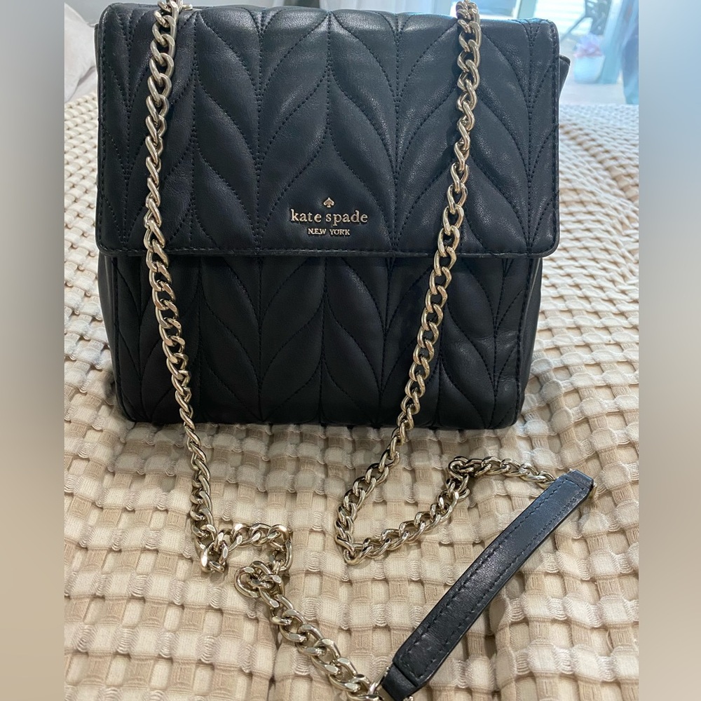 Kate Spade convertible backpack purse black